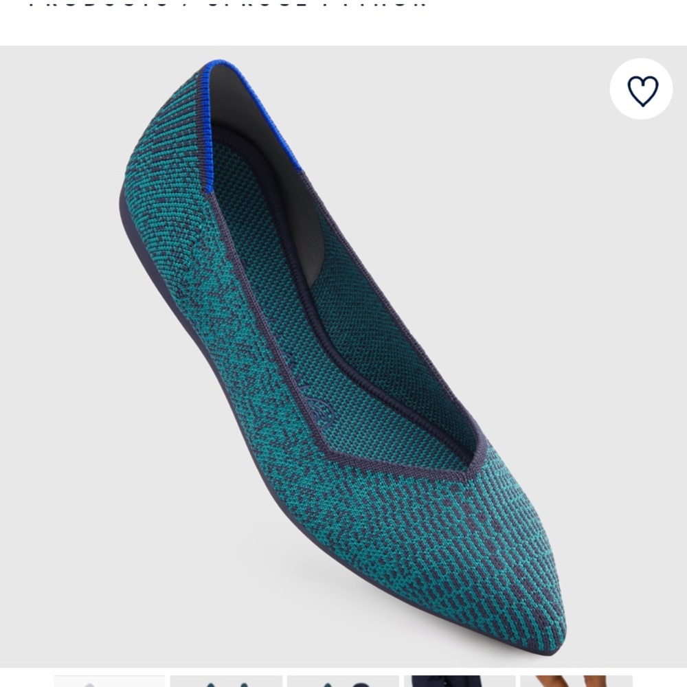 Rothys NIB the point spruce python - Picture 2 of 3